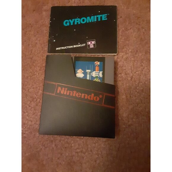 Gyromite 5 Screw NES Complete In Box Nintendo NICE Unpunched Hang Tab Box CIB - Picture 8 of 11